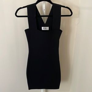 Seek the Label Black Bodycon Bandage Dress